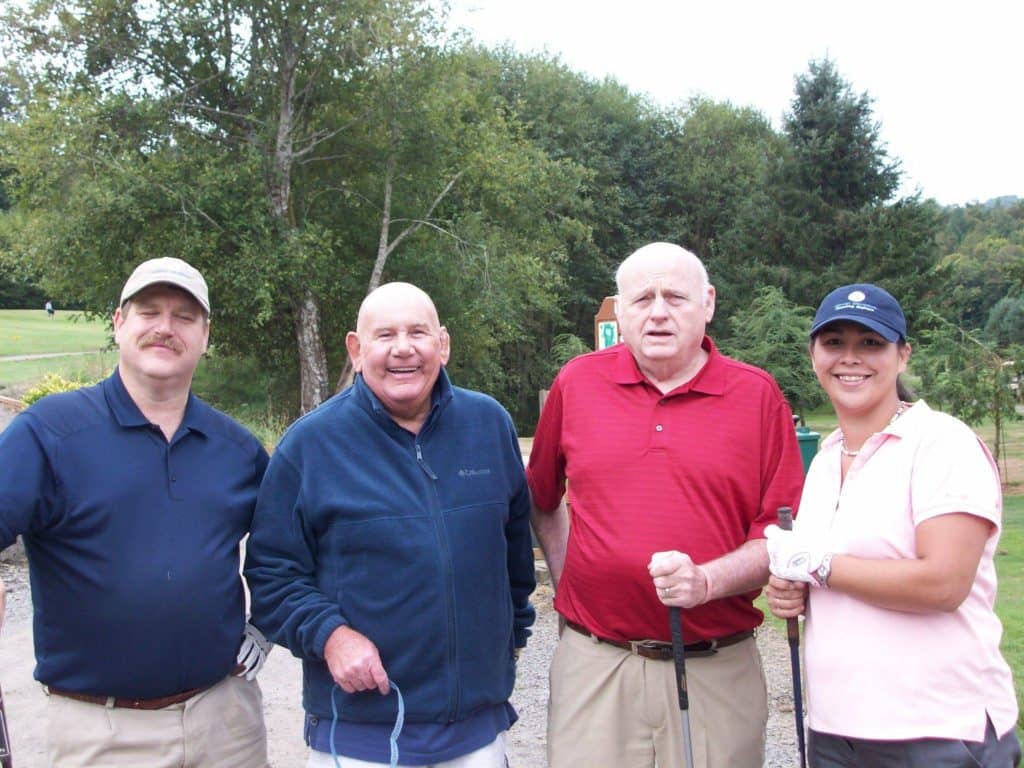 Pictured (left to right): Mike Rebstock, Mike Hagan, Ron Hartman, and Rebecka Vonda